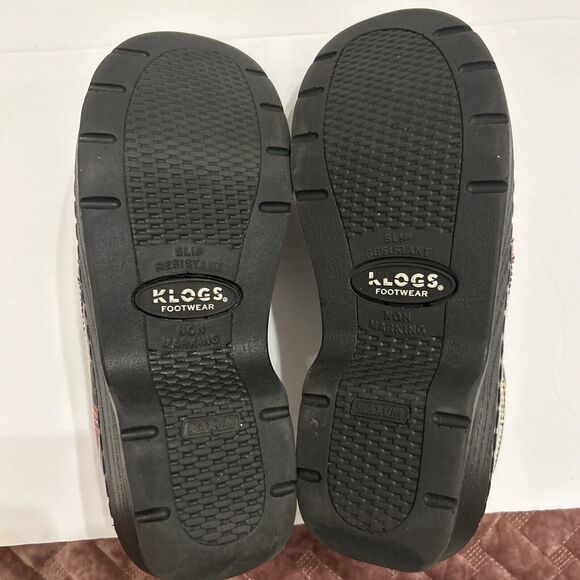 Klogs Maxum Black Multicolored Women’s Shoes Nursing Clogs‎ Size 8.5 M Support - Picture 10 of 11